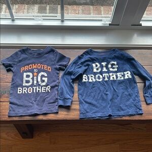 Carter's Navy 'Promoted to Big Brother' T-Shirt Set